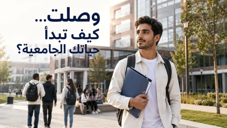 الحياة الدراسية بعد الوصول إلى الخارج 2026: التسجيل الجامعي والتأقلم وإدارة المصروف والنجاح الأكاديمي