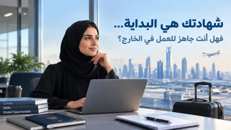 من الدراسة إلى العمل في الخارج 2026: كيف تحوّل مؤهلك وخبرتك إلى فرصة وظيفية دولية؟